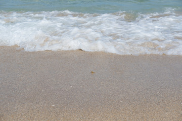 Fototapeta na wymiar Lake Worth Beach ocean tide 