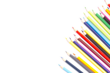 colorful pencil stack background