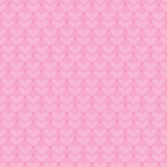 Fototapeta premium Heart pattern. Vector seamless romantic background