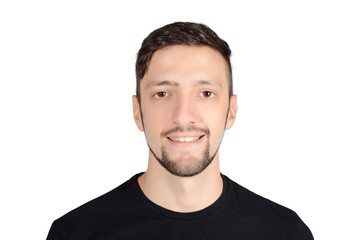 Obraz premium Close up of young latin man.