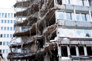 Destruction and Demolishing an old building
