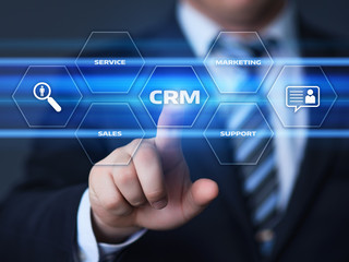 CRM Customer Relationship Management Business Internet Techology Concept