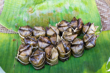 Bananas with Sticky Rice