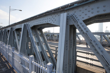 Steel bridge in guangzhou china
