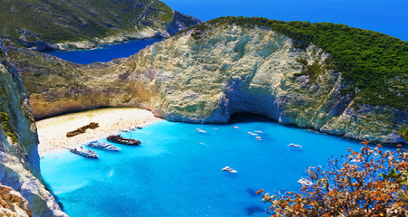 Greece. The island of zakynthos. The Ionian Sea.