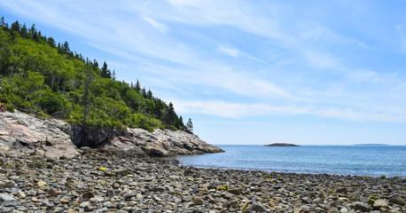 Fototapeta na wymiar Acadia shore