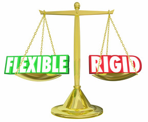 Flexible Vs Rigid Scale Weighing Options 3d Illustration