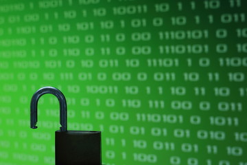 Unhacked safe from virus and ransom ware

Unlock in front of Green binary computer code screen...