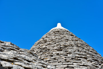 View of Trulli houses in Alberobello, Italy