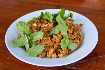 Minced pork