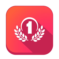 ikona z długim cieniem na tle zaokrąglonego kwadratu