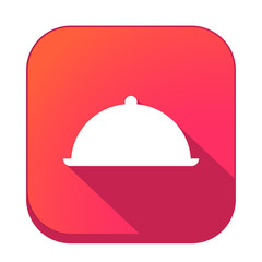 ikona z długim cieniem na tle zaokrąglonego kwadratu