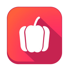 ikona z długim cieniem na tle zaokrąglonego kwadratu