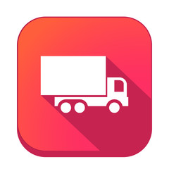 ikona z długim cieniem na tle zaokrąglonego kwadratu