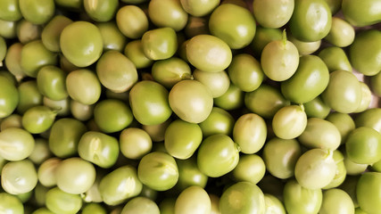 green peas close-up - Pisum
