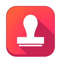 ikona z długim cieniem na tle zaokrąglonego kwadratu © vempireart