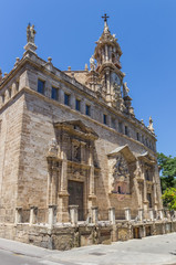 Facade of the Santos Juanes church in Valencia
