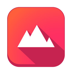 ikona z długim cieniem na tle zaokrąglonego kwadratu © vempireart