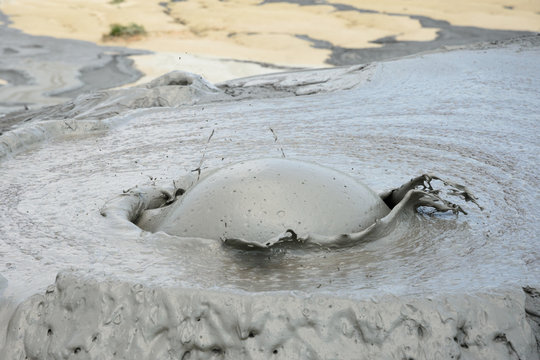 Muddy Volcanoes, Buzau,Romania