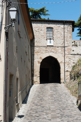 The fairy-tale village of Verucchio. Rimini.