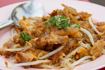 Crisp fried oyster pancake