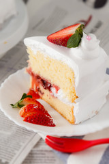 Strawberry cake 