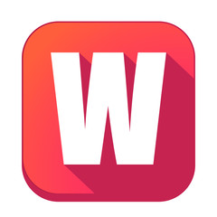 ikona z długim cieniem na tle zaokrąglonego kwadratu © vempireart