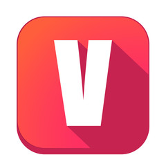 ikona z długim cieniem na tle zaokrąglonego kwadratu © vempireart