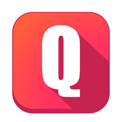 ikona z długim cieniem na tle zaokrąglonego kwadratu © vempireart