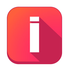 ikona z długim cieniem na tle zaokrąglonego kwadratu © vempireart