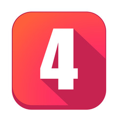 ikona z długim cieniem na tle zaokrąglonego kwadratu © vempireart