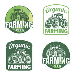 Organic Fresh Product. Vector logo.Farm Fresh badge illustration. Organic product sticker. Farmers Market emblem