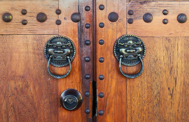 Ancient Gate and door lock