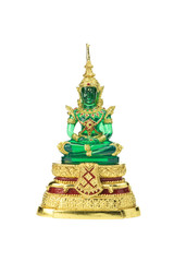 Fototapeta premium buddha statue on a white background.