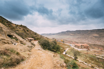 Sagarejo Municipality, Kakheti region, Georgia. Ancient David Gareja Monastery Complex.