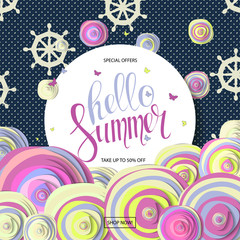 Summer sale background