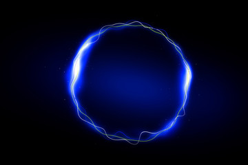 Abstract circles light background.