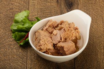 Canned tuna fish