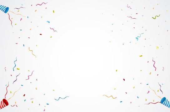 exploding party popper background