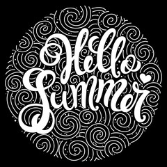 Hello summer poster
