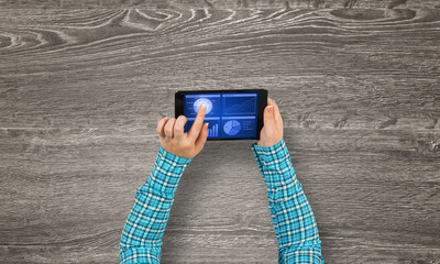 Using financial application