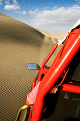 Buggy. Buggies race in Huacachina, Ica, Peru