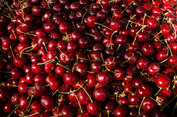 Background of cherries