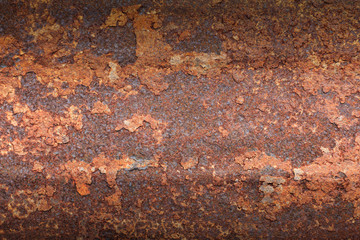 Rusty metal texture background for interior, exterior or industrial construction concept design.