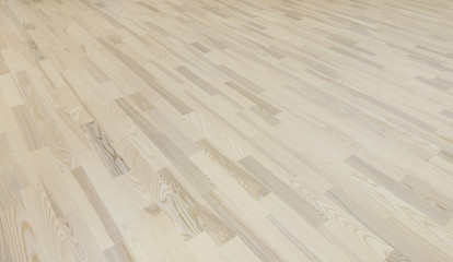 Parquet floor white oak texture as background