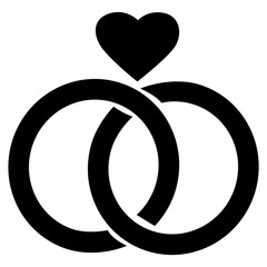 Love Diamond Ring Symbol