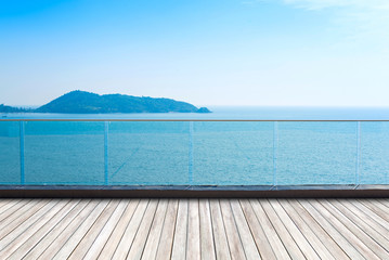 Outdoor balcony deck and beautiful sea view. - 163229113