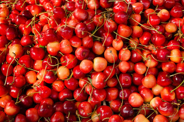 Background of cherries
