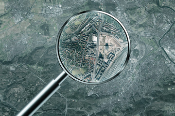 Luftbild Spionage Überwachung Beobachtung Stuttgart