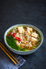 Miso ramen soup